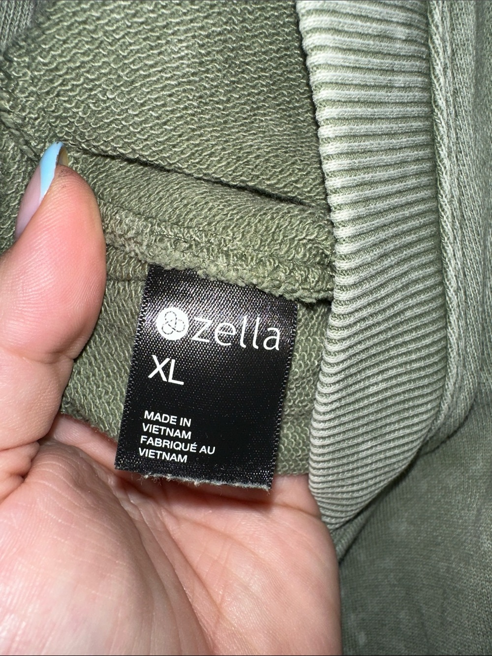 Zella Washed Olive Sleeveless V-Neck Jumpsuit Romper - Picture 2 of 3